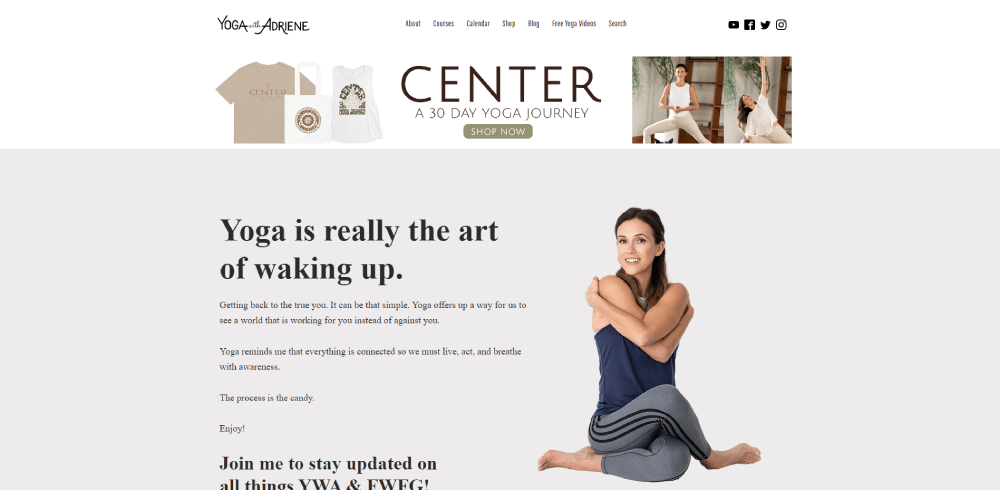 Adriene Mishler on X: Your March yoga calendar is here! You will