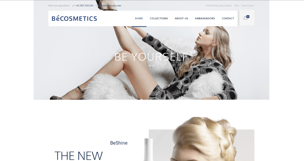 Examples of Cosmetics Websites with Great Web Design