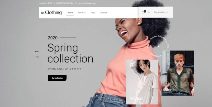 Stunning Clothing Website Design Examples That Turn Heads