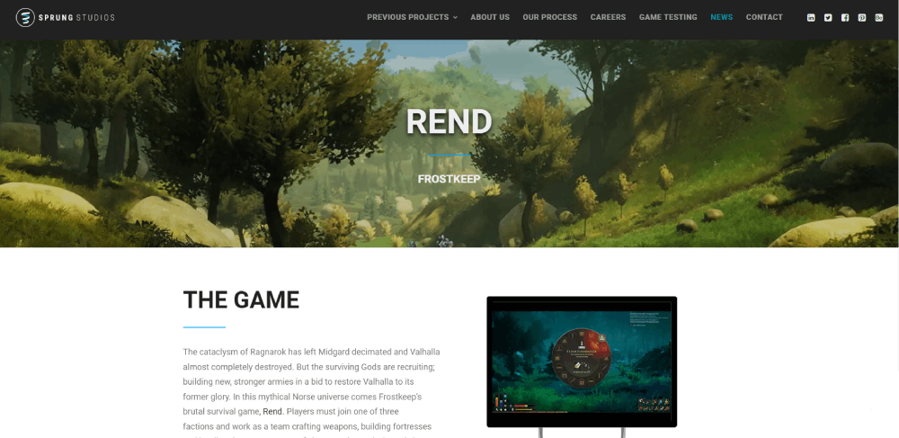 Video Game Web Site Showcase: 75+ Examples of Game Site Design