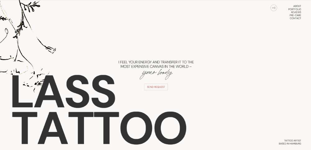LG Web Design | Portfolio — Tim Goode Tattoo