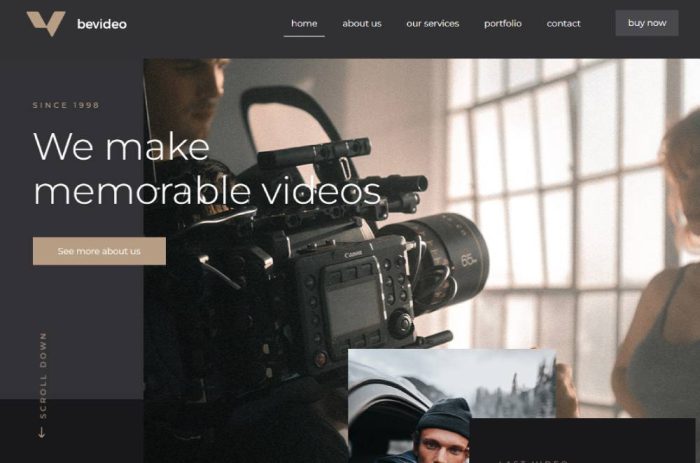 Inspiring Websites with Video Backgrounds