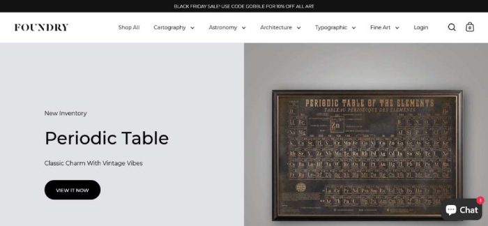 Foundry Web Design Showcasing Premium Website Design Examples