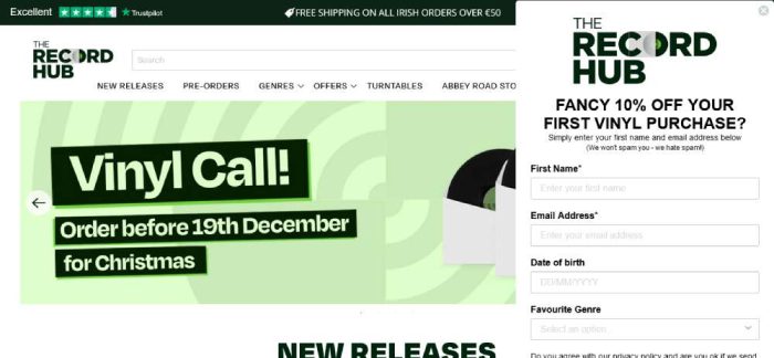 Awesome Record Label Website Design Examples