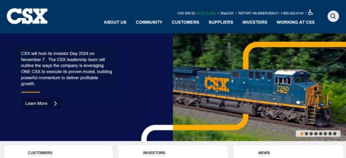 Csx Top The Best Industrial Website Design Examples