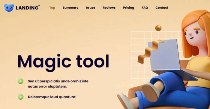 Websites With Animated Landing Page Examples