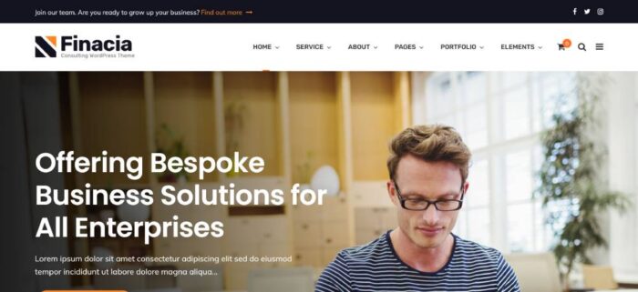 The Best Modern Examples of Finance Website Templates