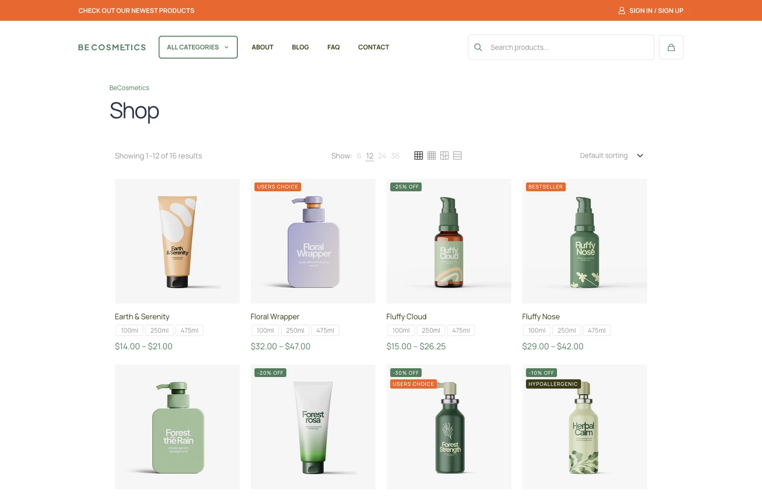 list of cosmetic products in ecommerce store list of cosmetic products in ecommerce store