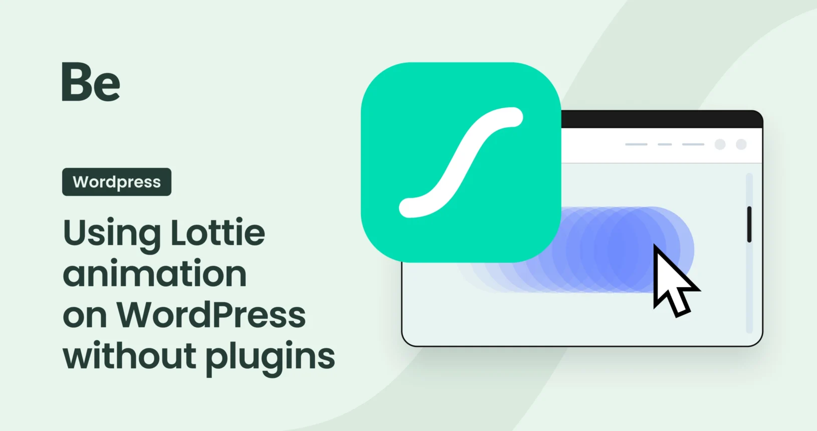Using Lottie animation on WordPress without plugins