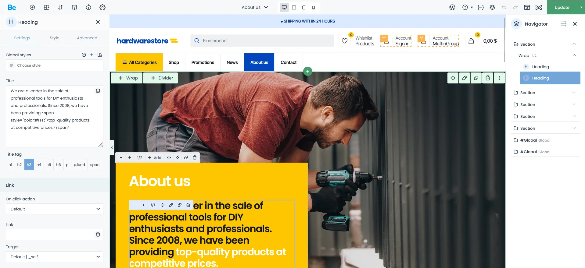 BeBuilder - Builder from BeTheme that simplifies building your website at WordPress
