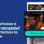 How to choose a website template - Crucial factors to consider
